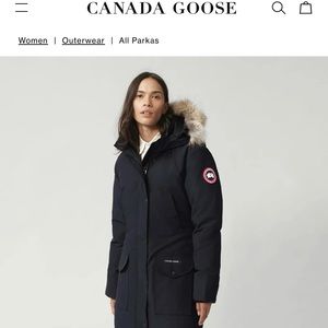 Like New Canada Goose Trillium Parka Heritage with Fur Hood